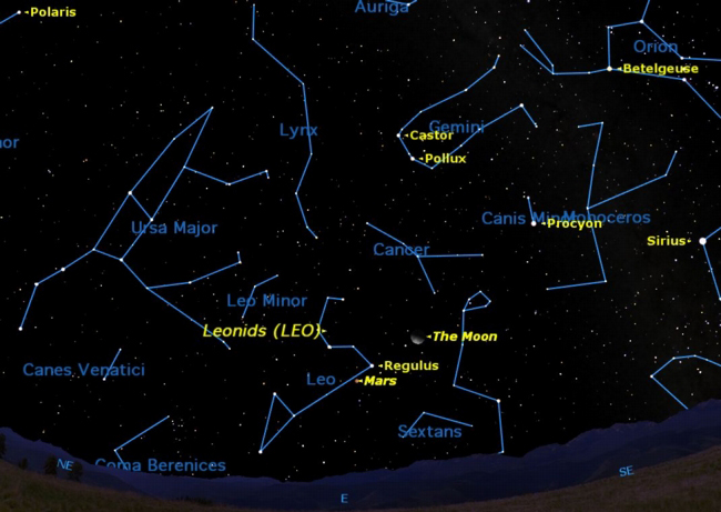 Leonid Meteor Shower Peaks on Thursday